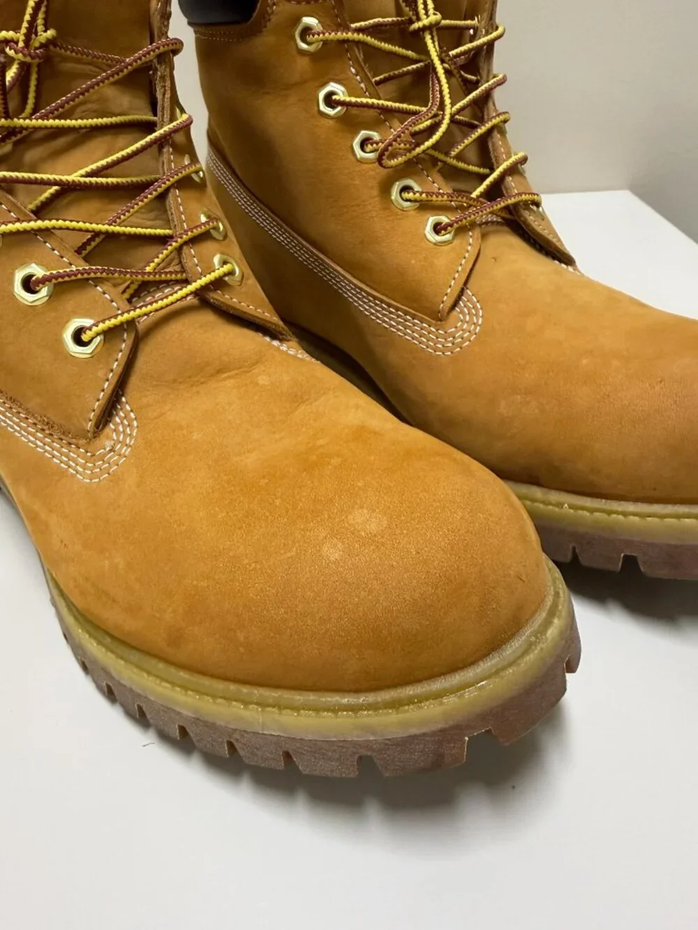 Timberland Boots 6-Inch Men’s 10 Premium Double Collar Wheat 73540